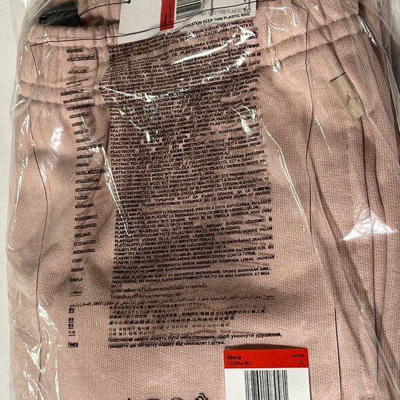NEW with Tag Jordan Wordmark Men's Fleece Pants in Pink Oxford - Picture 9 of 9